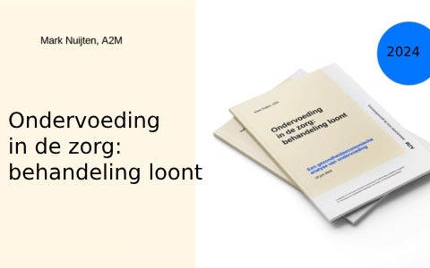 Ondervoeding in de zorg: behandeling loont
