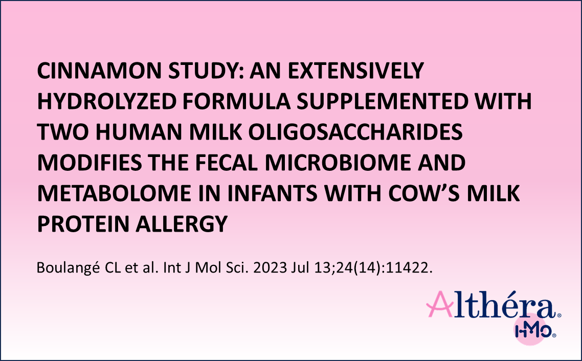 Microbioom verandering met Althéra HMO
