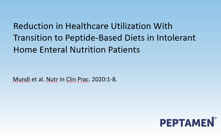 Réduction des coûts de santé avec la nutrition peptidique.