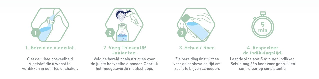 ThickenUp Junior bereiding instructies