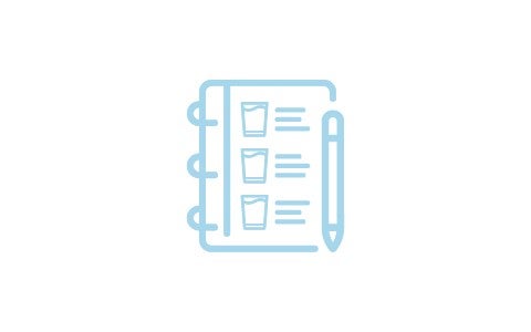 Vochtinname monitoren met vochtdagboek