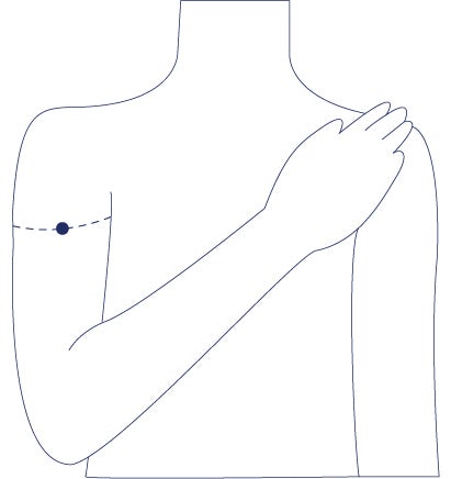 Armmeter-rechts
